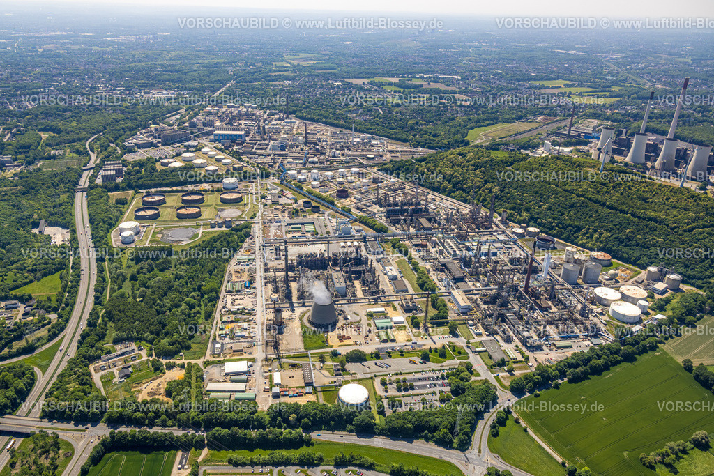 Gelsenkirchen250506705 | Luftbild, Ruhr Oel Raffinerie Scholven, Scholven, Gelsenkirchen, Ruhrgebiet, Nordrhein-Westfalen, Deutschland