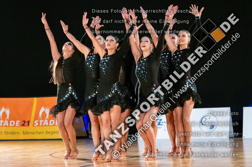 20250504-00597 | Hier finden Sie Tanz Bilder vom Latein und Standard Formationen tanzen. Sportbilder vom Tanzsport. Schöne Fotos und von Weltmeisterschaft, Europameisterschaft, Bundesliga, Regionalliga, Oberliga und Landesliga sowie von GOC Stuttgart, DanceComp, WM Bremen
