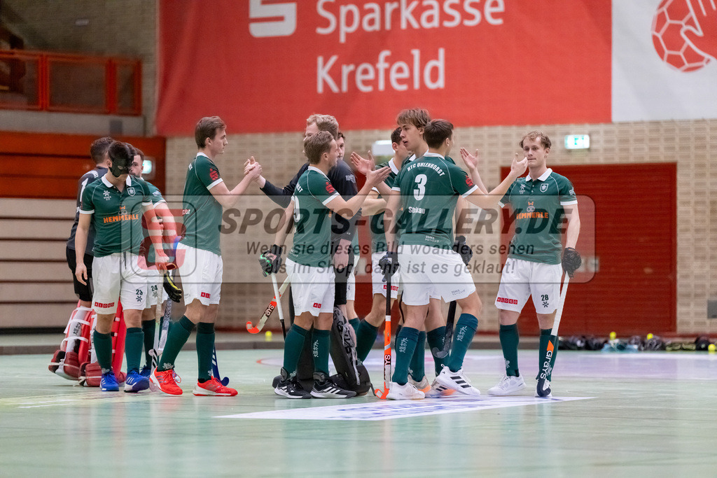 HK_20250110_101178 | 1. Bundesliga Halle Herren Crefelder HTC - Uhlenhorst Mülheim am 10.1.2025 Glockenspitz Halle Krefeld, Krefeld ,