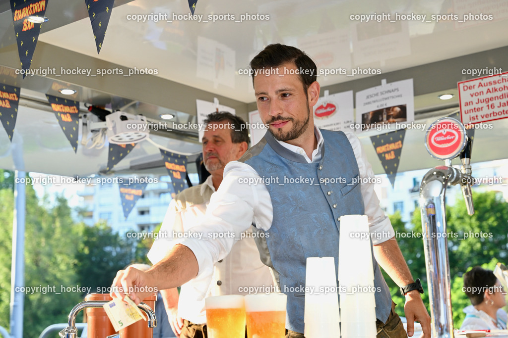 78. Villacher Kirchtag Mittwoch 2.8.2023 | Landesrat Sebastian Schuschnig, Starkstrom Bar