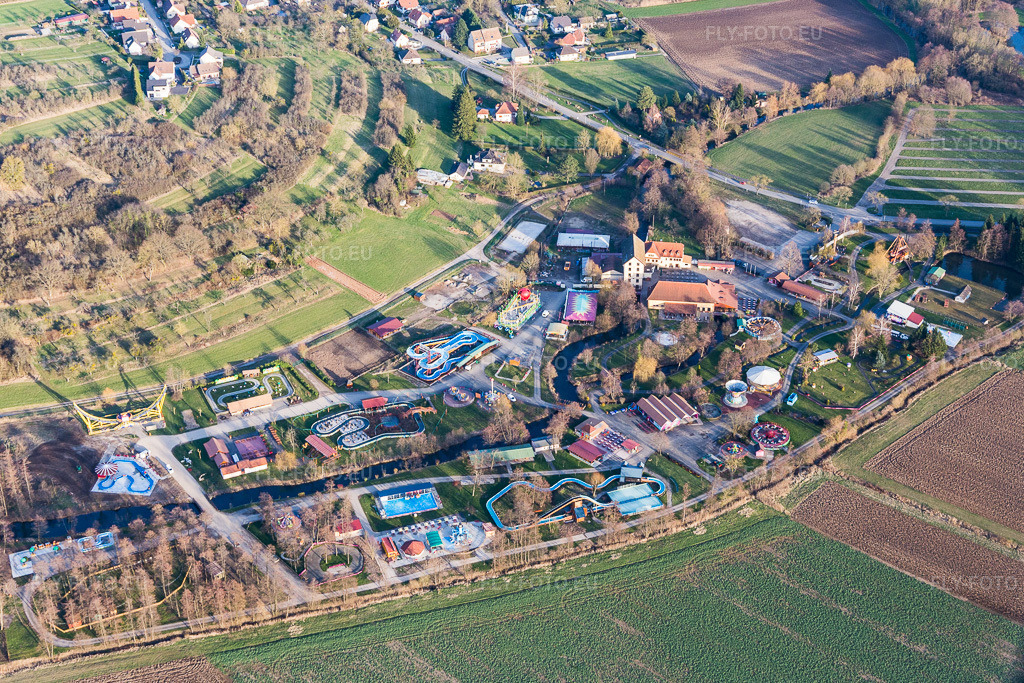 Vue aérienne: Centre de loisirs - Parc d'attractions Didiland à Morsbronn-les-Bains dans le département Bas Rhin, France. Photo: IMG_104954.jpg prise le 21/03/2018 par Werner Riehm/FLY-FOTO.eu – Résolution de l'original: 4988 x 3325 px