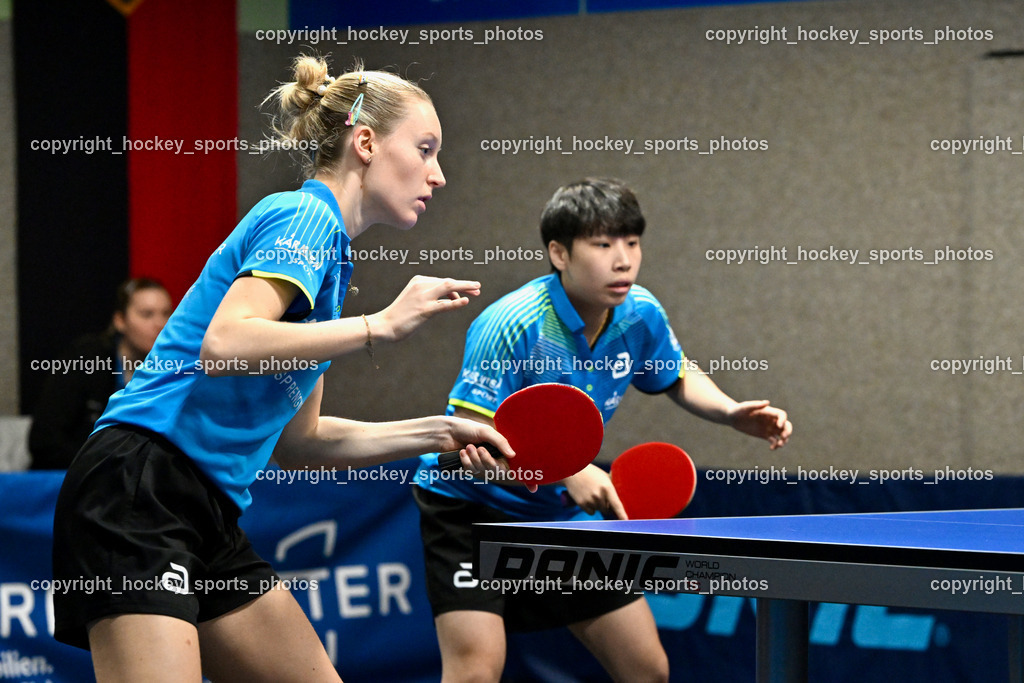 SCO Sprengnetter Bodensdorf vs. SU Sparkasse Kufstein  | Katarina Strazar, Yun-En Tsai, SCO Sprengnetter Bodensdorf vs. SU Sparkasse Kufstein , SCO Sprengnetter Bodensdorf vs. SU Sparkasse Kufstein am 08.02.2026 in Bodensdorf (SCO Sportheim), Austria, (Photo by Bernd Stefan)