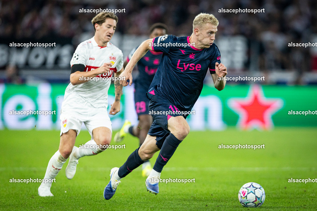 9L6A4312 | Henrik Bjordal during the champions league game between Stuttgart and Viking at Arena Stuttgart on September 9, 2026 in Dortmund, Germany. - Realisiert mit Pictrs.com