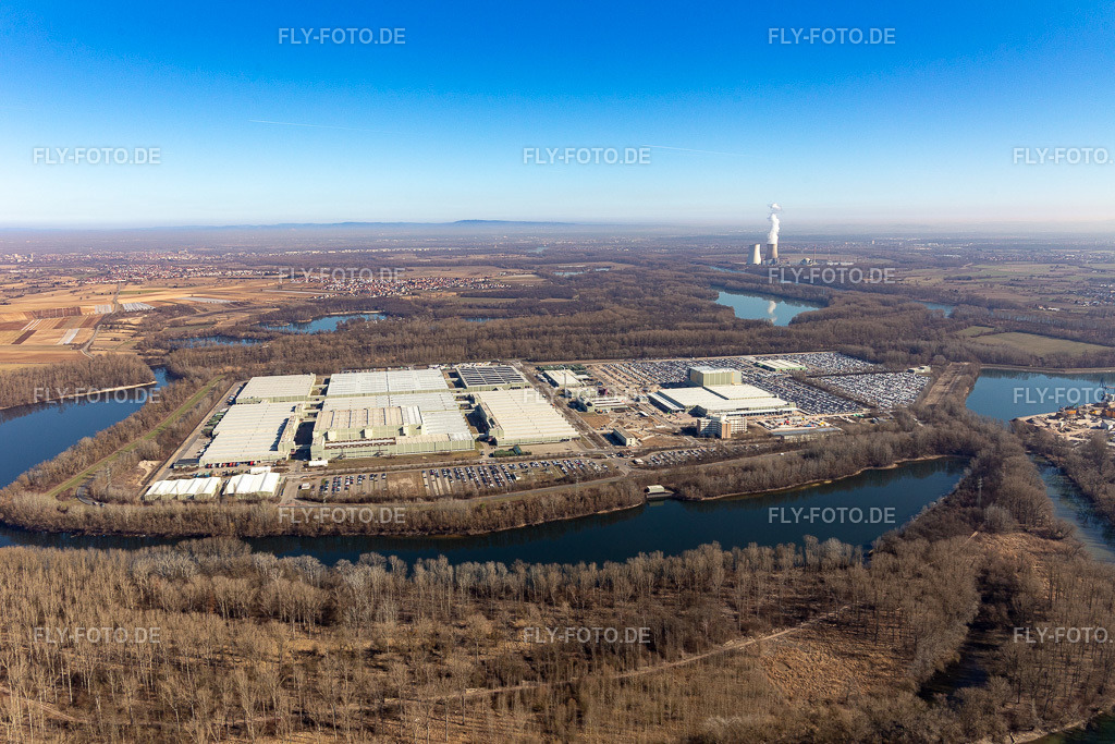 Insel Grün | Luftbild: Insel Grün in Germersheim im Bundesland Rheinland-Pfalz in Deutschland. Foto: IMG_112862.jpg vom 27.02.2019 durch Werner Riehm/FLY-FOTO.de - Realisiert mit Pictrs.com