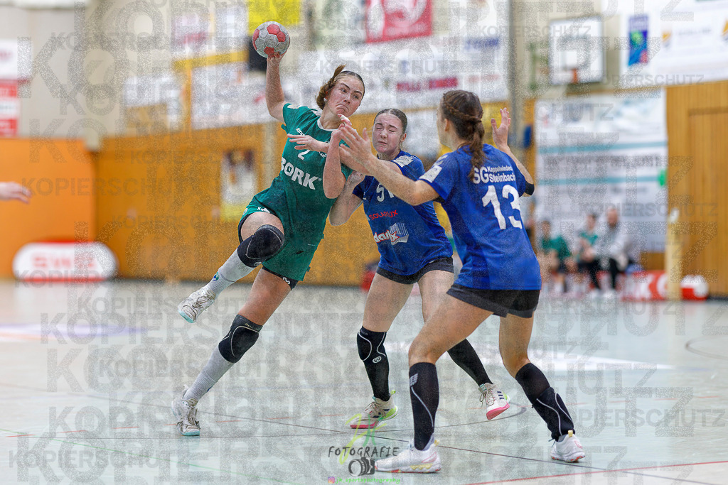 Jugenbundesliga wJB; HSG Kleenheim/Langgöns - SG Kappelwindeck/Steinbach | Jugenbundesliga wJB; HSG Kleenheim/Langgöns - SG Kappelwindeck/Steinbach am 23.11.2025 in Oberkleen (Weidig-Halle)Photo © 2025 - Jörg Heinrich - Realisiert mit Pictrs.com