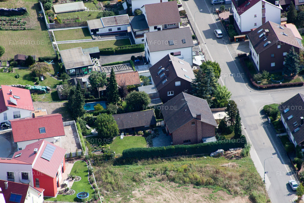 Luftbild: Stresemannstr in Kandel im Bundesland Rheinland-Pfalz in Deutschland. Foto: IMG_21107.jpg vom 06.09.2009 durch Werner Riehm/FLY-FOTO.de
