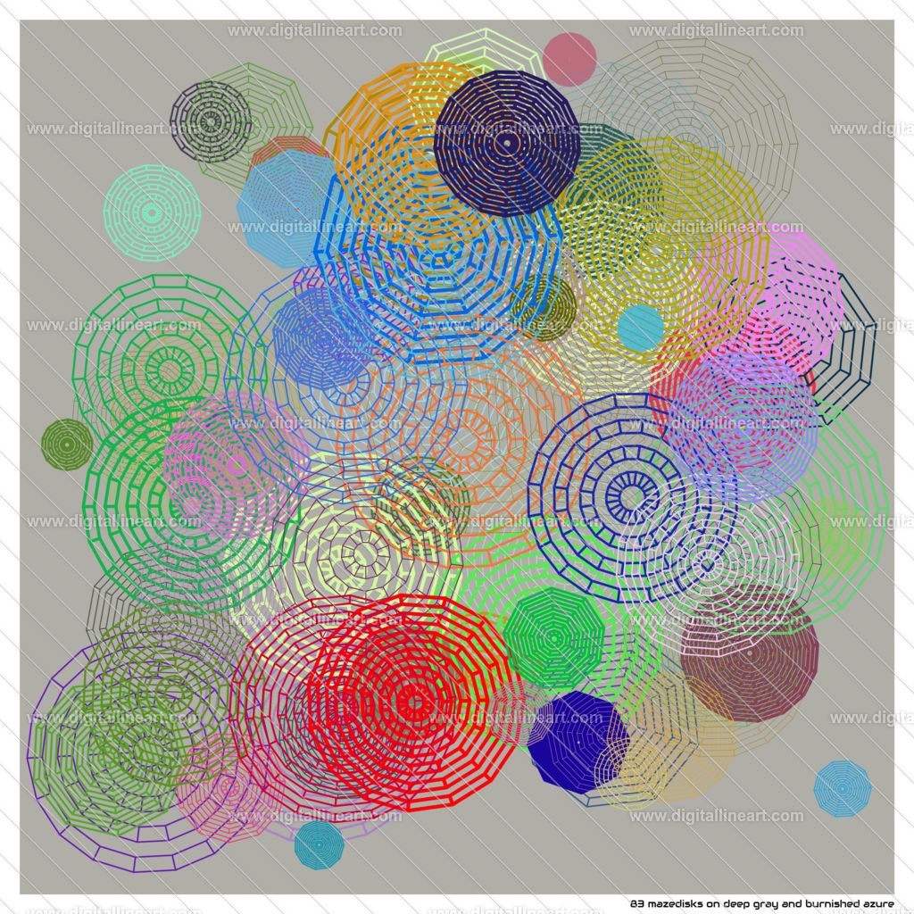 83-mazedisks-deep-gray-and-burnished-azure | digitallineart - Realisiert mit Pictrs.com