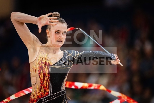 Die Finals 2026 - Rhythmische Sportgymnastik, 26.07.2026 | Margarita Kolosov - SG Potsdam Abt. RSG (Band); Die Finals 2026 - Rhythmische Sportgymnastik am 26.07.2026 in der ZAG-Arena, Hannover - Realisiert mit Pictrs.com