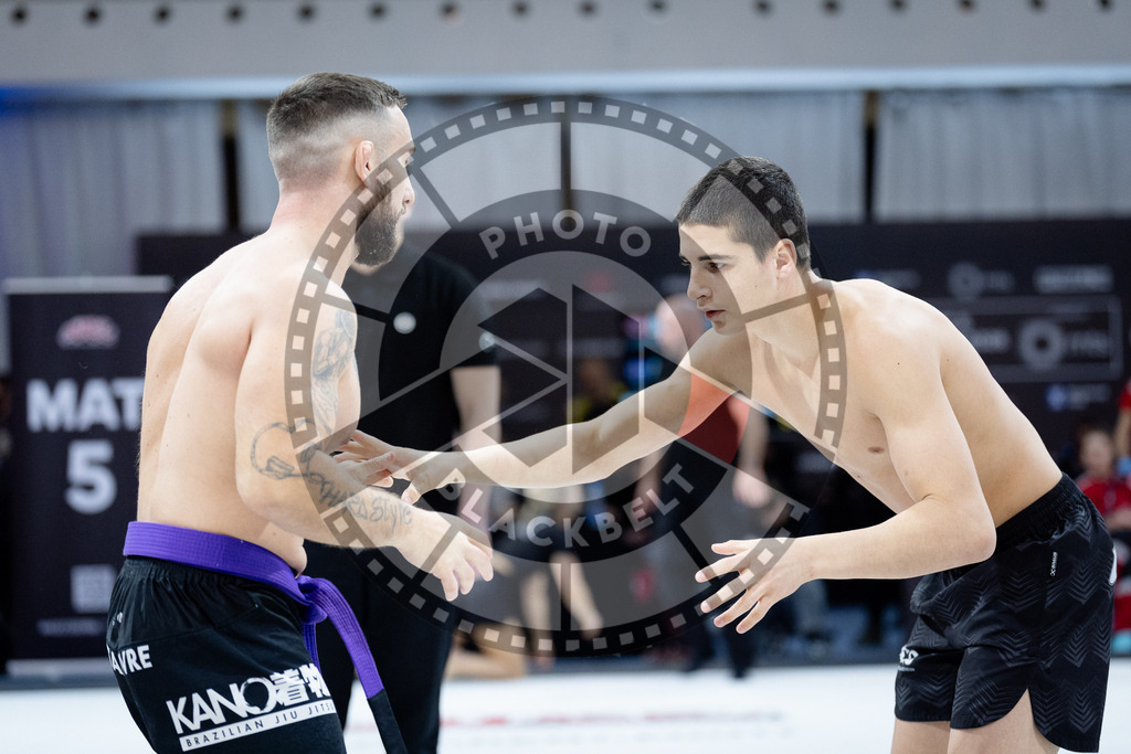20260214PBB1992 | Fighters compete during the ADCC European Trials  competition day 1 in Belgrade, Serbia, on February 14, 2026.