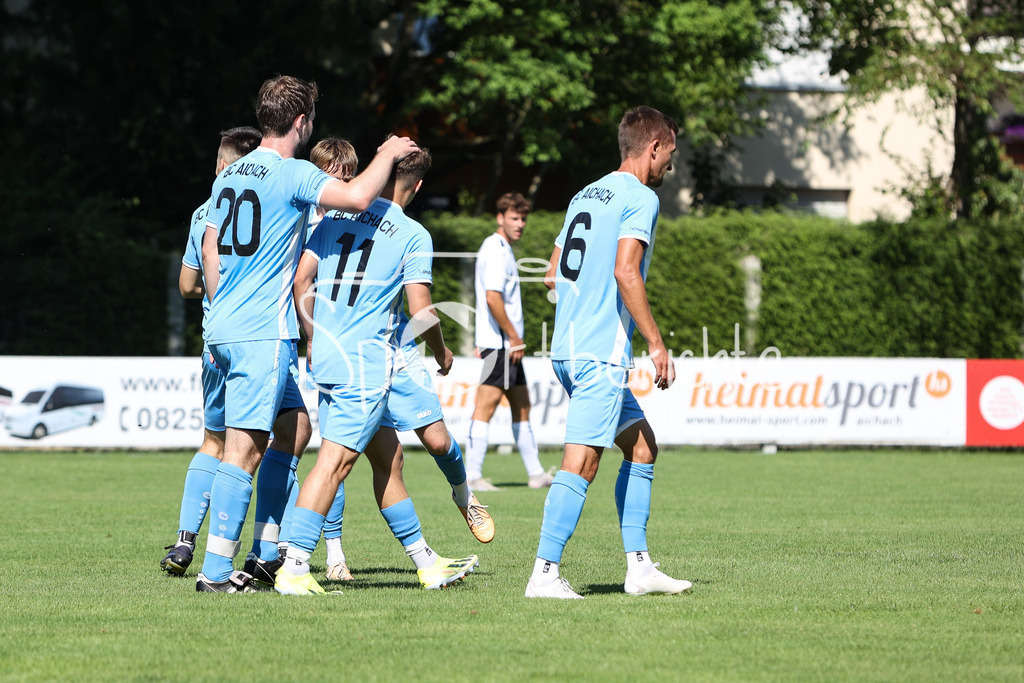 BC Aichach - SC Ried/ND | Jubel nach 1-0 durch BCA #9