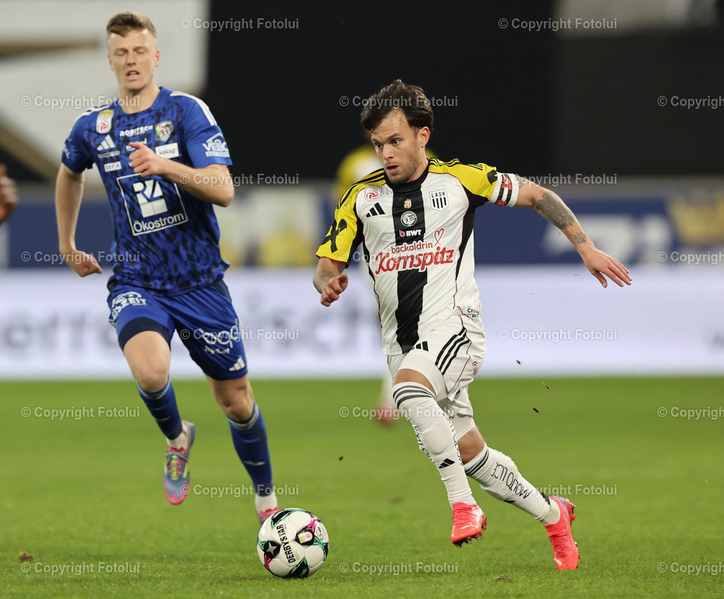 A_LUI_080326_17 | SPORT,FUSSBALL.ADMIRAL BUNDESLIGA LASK -RZ PELLETS WAC 08.03.2026 IM BILD :SASCHA HORVATH  (LASK) FOTO: FOTOLUI/MW