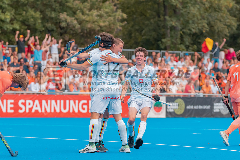 HK_20230715_102298 | Euro Hockey MU18 SF1 Belgium vs Netherlands  Championship Girls & Boys am 15.7.2023 CHTC , Krefeld ,