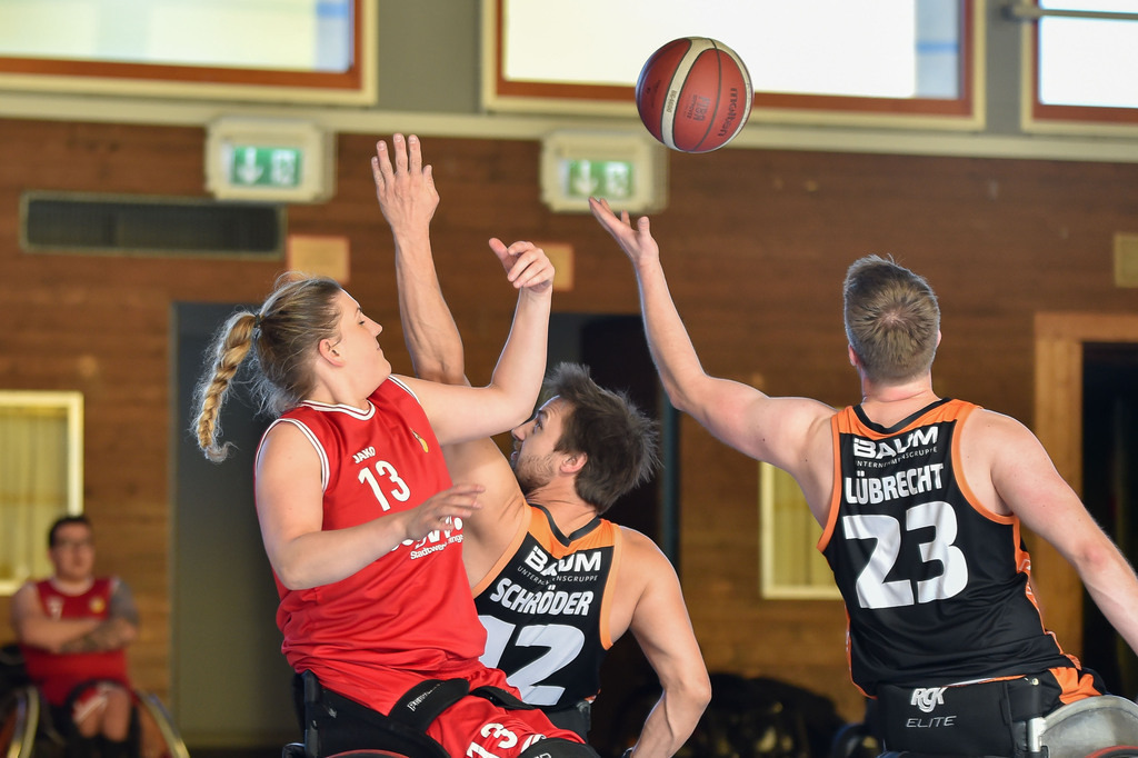 2024-10-26-0022 | RSKV Tuebingen vs. Hannover United 2, Rollstuhlbasketball, 2. Bundesliga Sued, 3. Spieltag, Saison 2024/2025, 26.10.2024, Foto: Ralph Kunze - Realisiert mit Pictrs.com