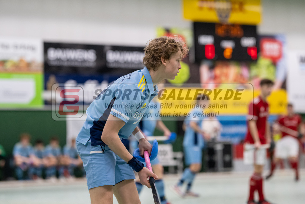 SFE_20230305_0081 | Deutsche Meisterschaft Männliche U16 Halle 2023 am 05.03.2023 in Köln (KTHC Stadion Rot-Weiss Köln Tennis and Hockey Club), Photo: Stephan Fehrmann 2022 (Sports-Gallery)