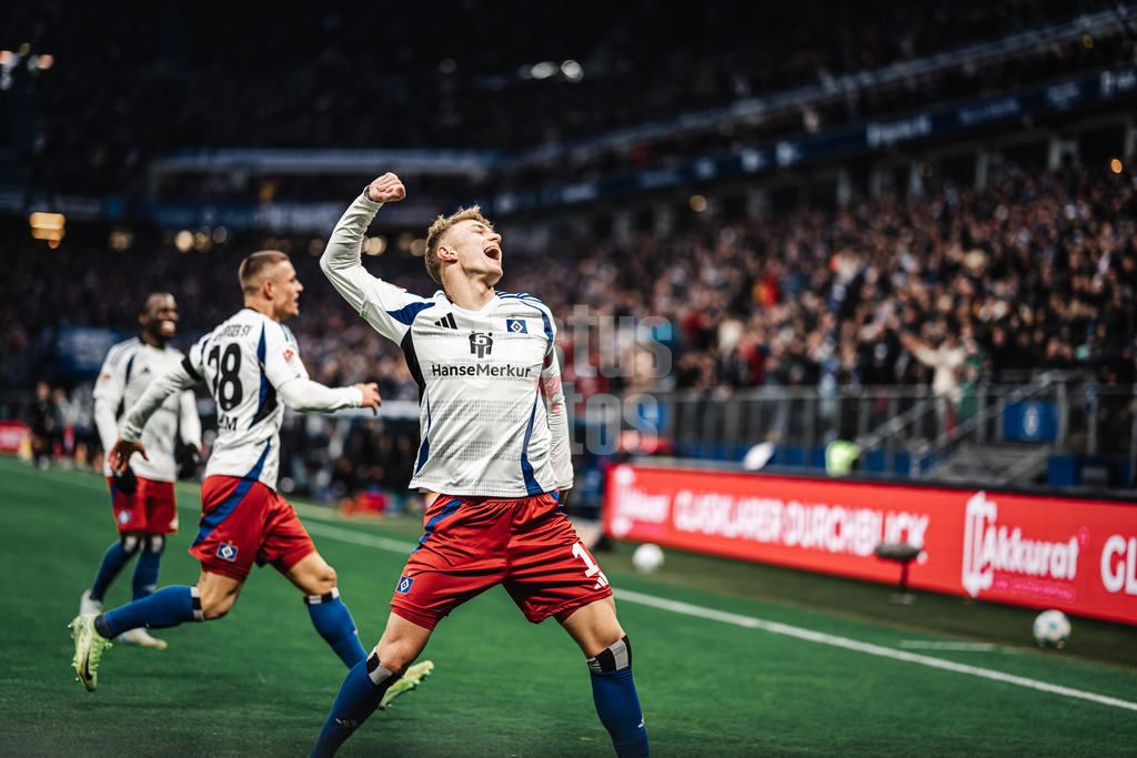 Fußball | Männer | Saison 2024/2025 | 2. Fußball-Bundesliga | 17. Spieltag | Hamburger SV vs. SpVgg Greuther Fürth | 21.12.2024 | sportfotografie mit justus stegemann