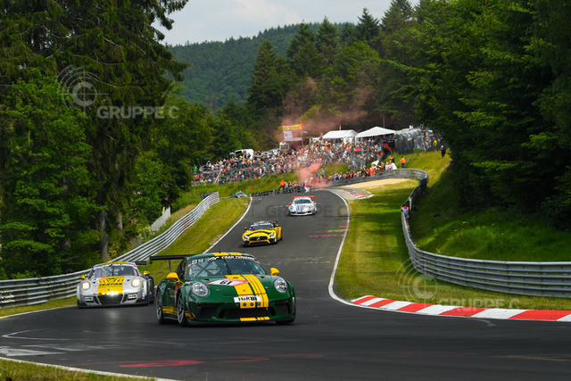 24hNbr19_0138956DR_JB | 24h Nürburgring 2019 - ADAC TOTAL 24-Rennen - Foto: Gruppe C Photography; #61 Porsche 911 GT3 Cup, Sponsor: Team 9und11 Racing: Tim Scheerbarth, Ralf Oehme, Georg Goder, Martin Schlüter - Realisiert mit Pictrs.com