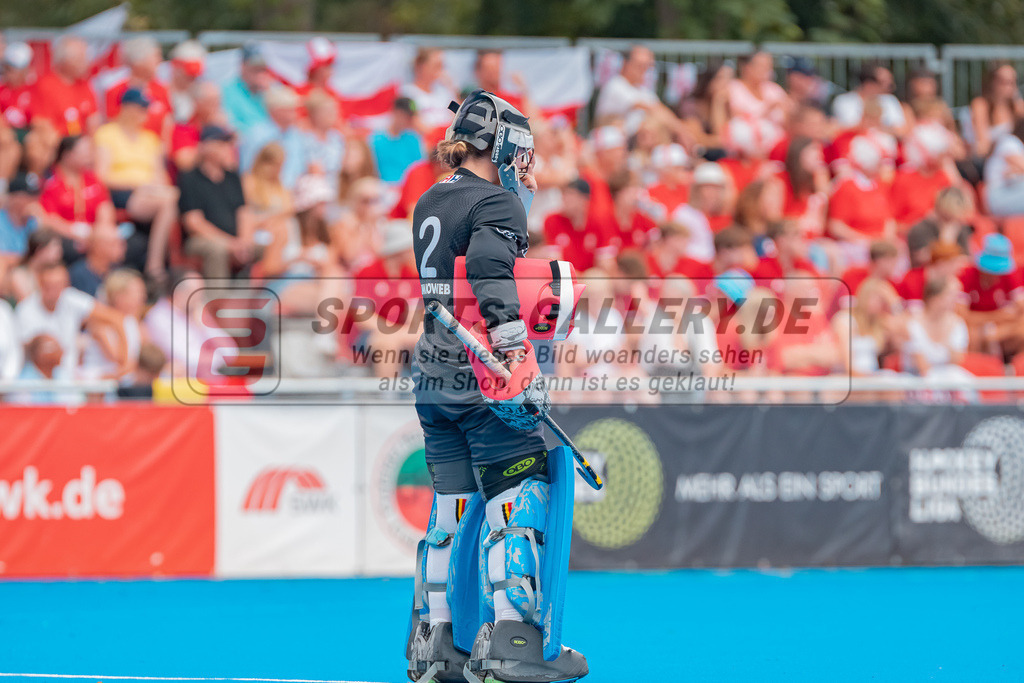 HK_20230715_102568 | Euro Hockey WU18 SF1 Belgium vs England Championship Girls &amp; Boys am 15.7.2023 CHTC , Krefeld ,
