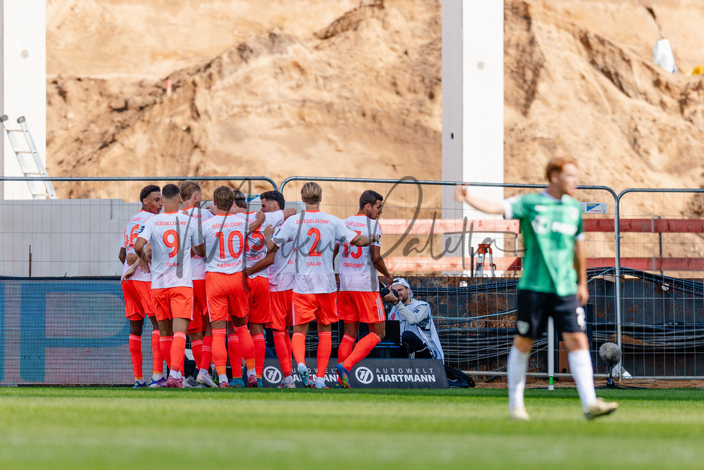 2. Bundesliga, Saison 2025/26, 5. Spieltag : SC Preußen Münster - Fortuna Düsseldorf | Münster, 14.09.2025: 2. Bundesliga, 5. Spieltag, SC Preußen Münster gegen Fortuna Düsseldorf im LVM-Preußenstadion in Münster. Foto: sportfotografie.ms | Markus Paletta - Realisiert mit Pictrs.com