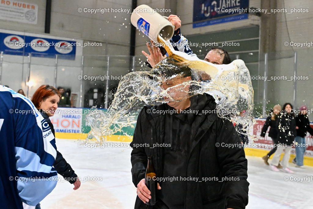 ESC Steindorf vs. EHC Althofen 8.3.2024 | ESC Steindorf vs. EHC Althofen 8.3.2024, ESC Steindorf vs. EHC Althofen Meisterfeier am 08.03.2024 in Steindorf (Ossiachersee Halle), Austria, (Photo by Bernd Stefan)