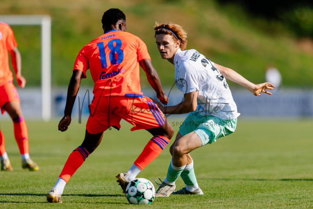 Testspiel, Saison 2026/27: SC Preußen Münster - Kickers Emden | Billerbeck, 10.07.2026: Testspiel, SC Preußen Münster gegen Kickers Emden auf der Anlage des DJK Billerbeck in Billerbeck. Foto: sportfotografie.ms | Markus Paletta - Realisiert mit Pictrs.com