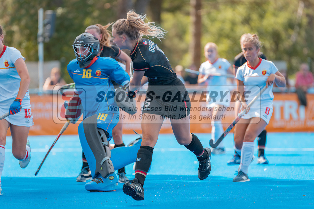 HK_20230715_102689 | Euro Hockey WU18 SF2 Spain vs Germany Championship Girls & Boys am 15.7.2023 CHTC , Krefeld ,