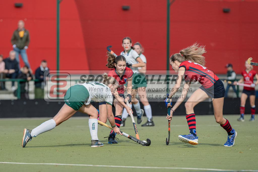 HK_20231021_105549 | Deutsche Meisterschaft WU16 Uhlenhorst Mülheim - Berliner HC am 21.10.2023 DHC, Düsseldorf ,