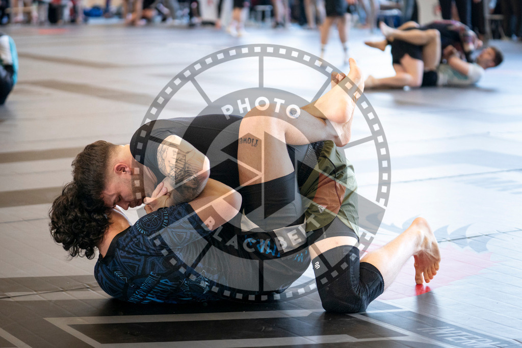 20240309PBB6189 | Fighters compete during the International Luta Livre (ILLCS) Spring Championship in Hannover, Germany, on March 9, 2024.