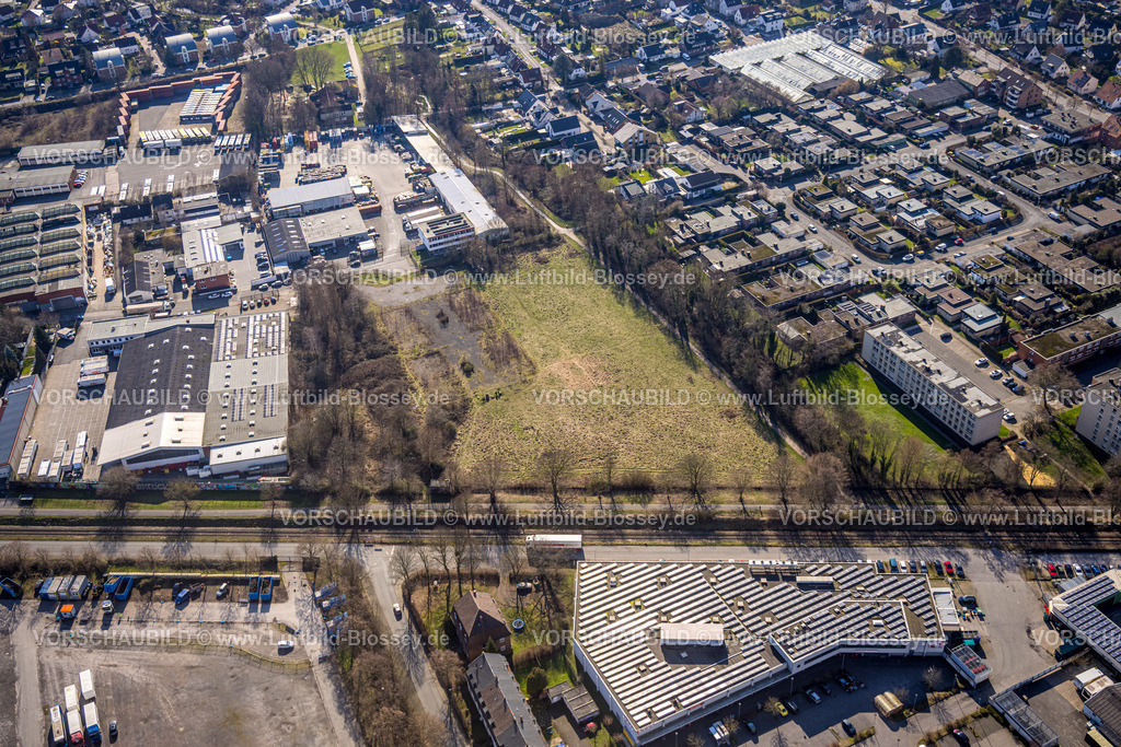 Hamm230215926 | Luftbild, Fläche für Recyclinghof neben Getränke Schürmann, Hellweg Ecke Im Ried, Mitte, Hamm, Ruhrgebiet, Nordrhein-Westfalen, Deutschland