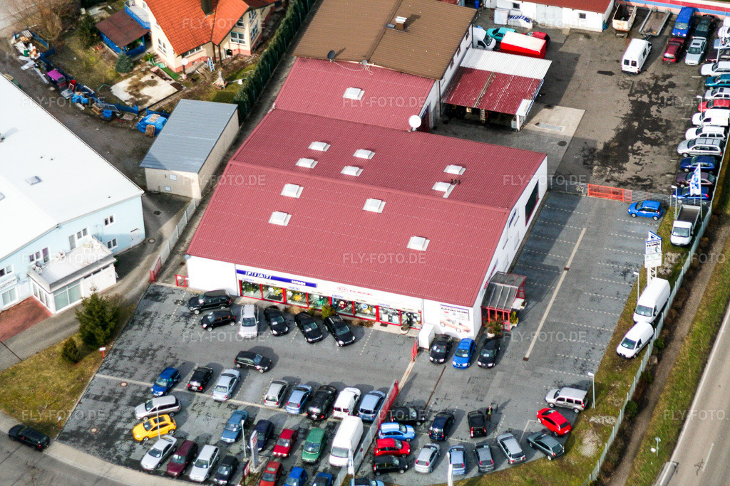 Luftbild: Fiat Hamm in Wörth am Rhein im Bundesland Rheinland-Pfalz in Deutschland. Foto: IMG_1042.jpg vom 19.02.2006 durch Werner Riehm/FLY-FOTO.de