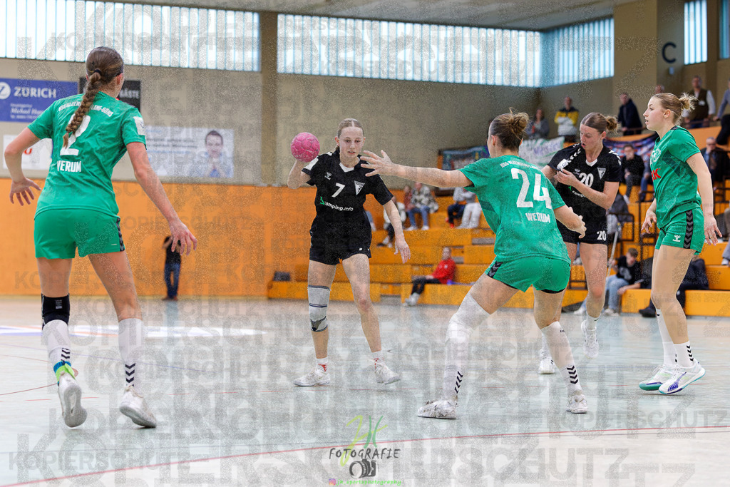 2024-10-19_086 | Jugendbundesliga B-Jugend weiblich; HSG Kleenheim/Langgöns - Longericher SC am 19.10.2024 in Oberkleen (Weidig-Halle) - Realisiert mit Pictrs.com
