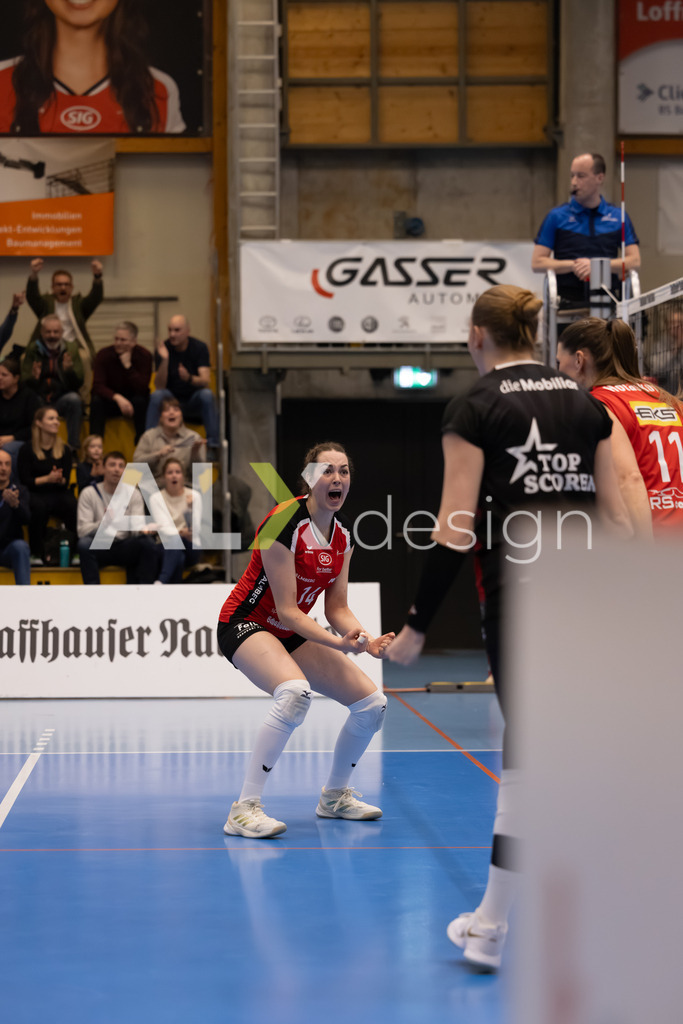 Volleyball I Frauen I Saison 2025-2026 I Volleyball NLA | Women I Round 16 I VC Kanti Schaffhausen - Viteos NUC I 31.01.2026 | 14 Josipa Marković (HR) (VC Kanti Schaffhausen) – Aussen - Realisiert mit Pictrs.com
