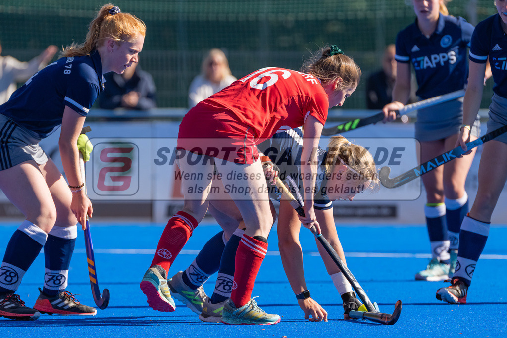 HK_20221009_100720 | 2. Bundesliga Damen Crefelder HTC - Hannover 78 am 9.10.2022 Crefelder HTC, Krefeld , Julia Tondorf ( Crefelder HZC #16 )