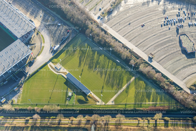 Essen241201663RWE-StadionAnDerHafenstrasse | Luftbild, Fußballstadion an der Hafenstraße des Clubs Rot-Weiss Essen,3. Bundesliga , Essen-Borbeck, Tribünen, ,Essen, Ruhrgebiet, Nordrhein-Westfalen, Deutschland
