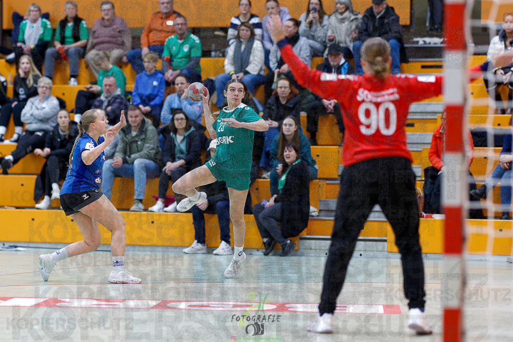 Jugenbundesliga wJB; HSG Kleenheim/Langgöns - SG Kappelwindeck/Steinbach | Jugenbundesliga wJB; HSG Kleenheim/Langgöns - SG Kappelwindeck/Steinbach am 23.11.2025 in Oberkleen (Weidig-Halle)Photo © 2025 - Jörg Heinrich - Realisiert mit Pictrs.com