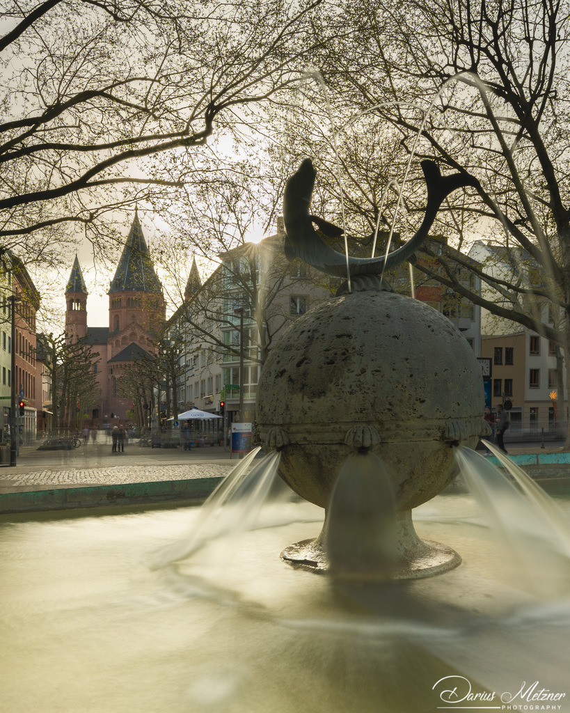 Der Fischtorbrunnen in Mainz | Der Fischtorbrunnen in Mainz am Fischtorplatz