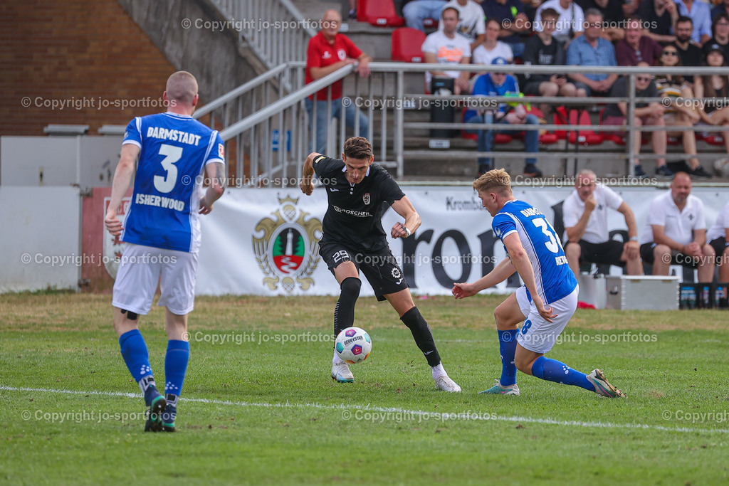 Giessen_Darmstadt (328) | 16.07.2023; Testspiel; Waldstadion Gießen; FC Gießen - SV Darmstadt 98; Ergebnis: 2:0 (0:0)