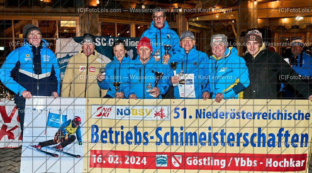 ALP9506_NOe-BetriebsSKI-LM_Mann-Frau-schaften | (C)FotoLois.com, Alois Spandl. 51. Niederösterreichische LandesBetriebs-Skimeisterschaften, best of two, Almlift-Piste Hochkar, LSV - Schiclub Göstling-Hochkar, Fr 16. Februar 2024.