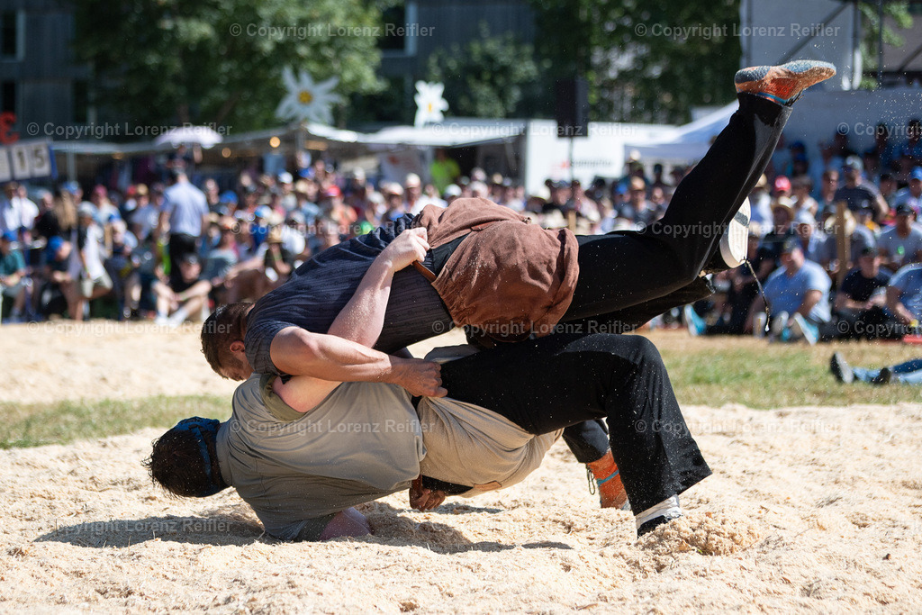 Schwingen -  Schwarzseeschwinget 2025 | Schwarzsee, 22.6.25, Schwingen - Schwarzseeschwinget.
