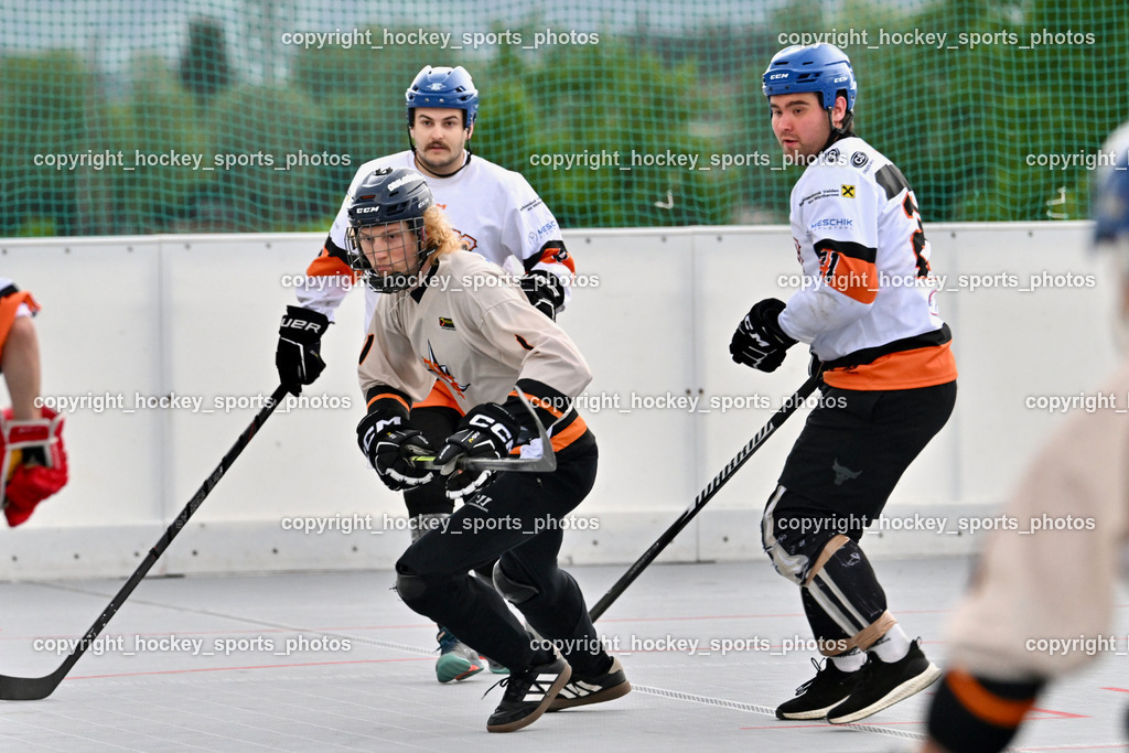 Carinthian Team Zehenthof vs. Ultras Spittal | #1 Gradnitzer Gert Spittal Ultras, #21 Gelfanov Ruslan Carinthian Team Zehenthof, #4 Rotschnik Fabian Carinthian Team Zehenthof, Carinthian Team Zehenthof vs. Ultras Spittal, Carinthian Team Zehenthof vs. Ultras Spittal am 10.05.2026 in Villach (Alpen Arena ), Austria, (Photo by Bernd Stefan)