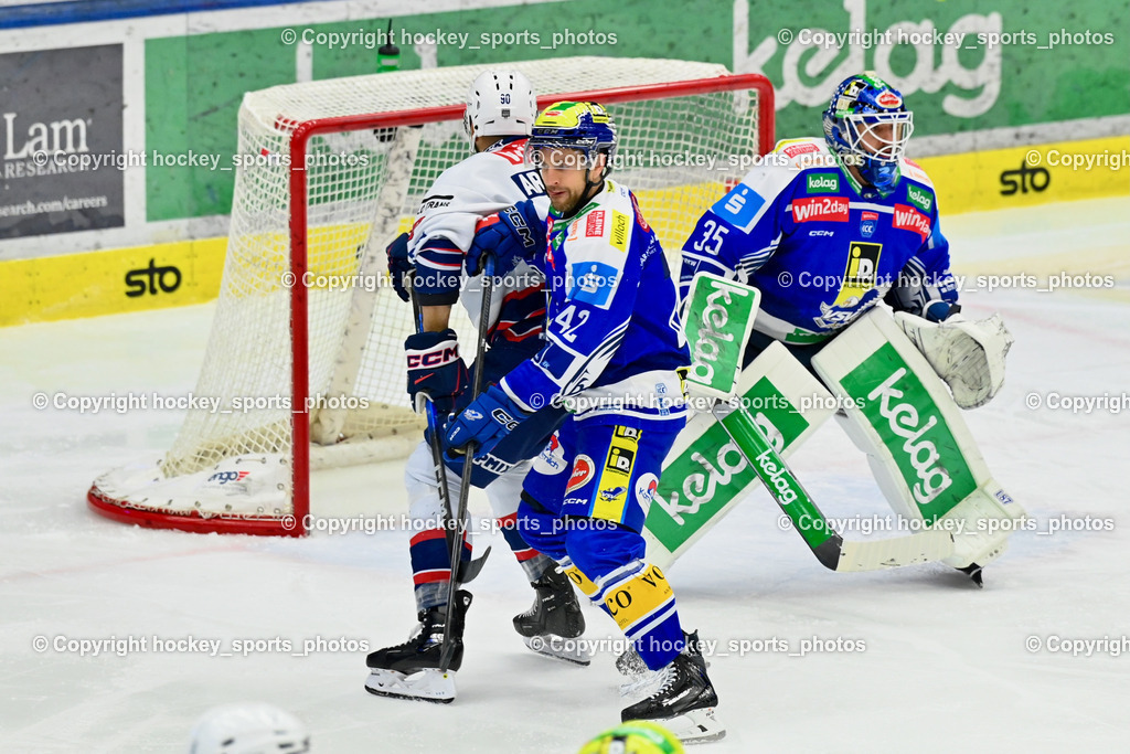 EC IDM Wärmepumpen VSV vs. Hydro Fehervar AV 19 | #42 Alex Wall EC VSV, #35 Joe Cannata EC VSV, EC IDM Wärmepumpen VSV vs. Hydro Fehervar AV 19, EC IDM Wärmepumpen VSV vs. Hydro Fehervar AV 19  am 17.01.2026 in Villach (Stadthalle Villach), Austria, (Photo by Bernd Stefan)