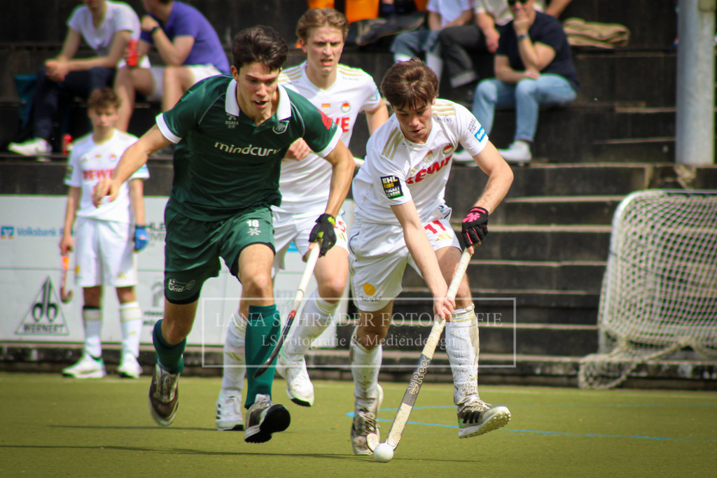 Bundesliga Herren HTC Uhlenhorst Mülheim - Rot-Weiß Köln 13.04.24 Mülheim-002 | lanaschraderfotografie - Realisiert mit Pictrs.com