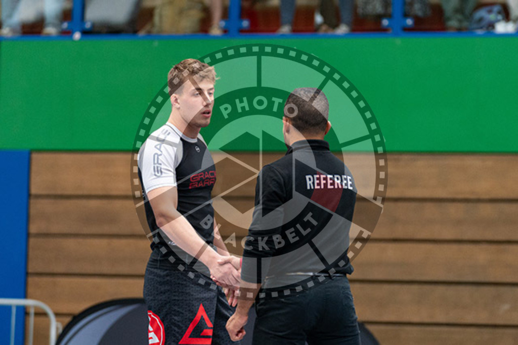 20230826PBB54566 | Fighters compete during the AJP INTLPRO BJJ and grappling competition in Hamburg, Germany, on August 26 2023.