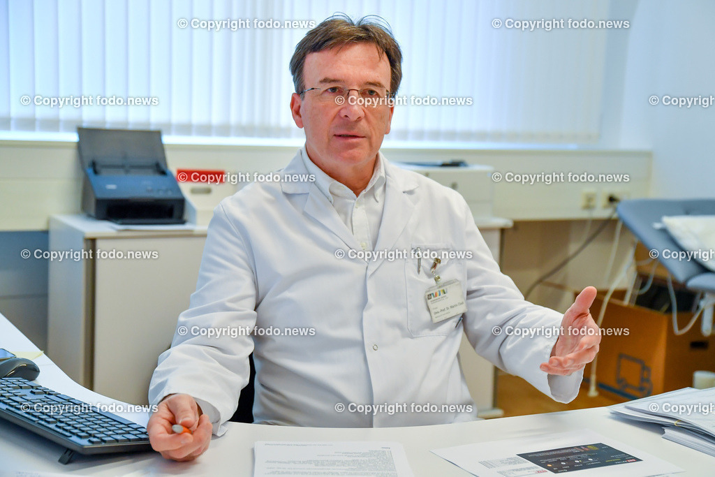 Martin Clodi_ Abteilungsvorstand Interne Ordensklinikum Barmherzige Brueder Linz_ 22.11.2022-3 | 22.11.2022, Linz,  AUT, Ordensklinikum Barmherzige Brueder Linz, im Martin Clodi (Prim. Univ. Prof. Dr., Abteilungsvorstand Interne Ordensklinikum Barmherzige Brueder Linz)