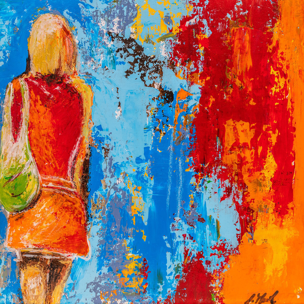 10230612 - Mädchen in rot | Bestellen Sie dieses Gemälde als Kunstdruck in vielen Ausführungen und Formaten. Zur Auswahl gelangen Sie über "Bestellen".
Bei Interesse an Originalgemälden leiten wir Ihre Anfrage gern an die Künstlerin weiter.