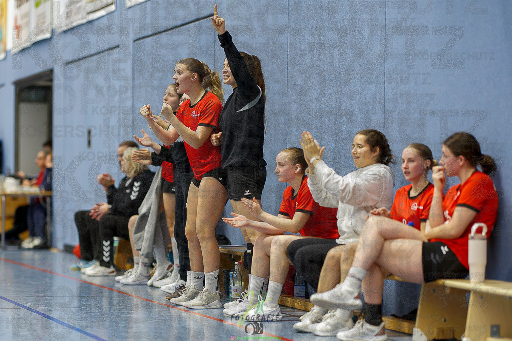 Frauen 2. Bezirksklasse; SG Rechtenbach - HSG Linden II | Frauen 2. Bezirksklasse; SG Rechtenbach - HSG Linden II am 16.11.2025 in Rechtenbach (Sporthalle Rechtenbach)Photo © 2025 - Jörg Heinrich - Realisiert mit Pictrs.com