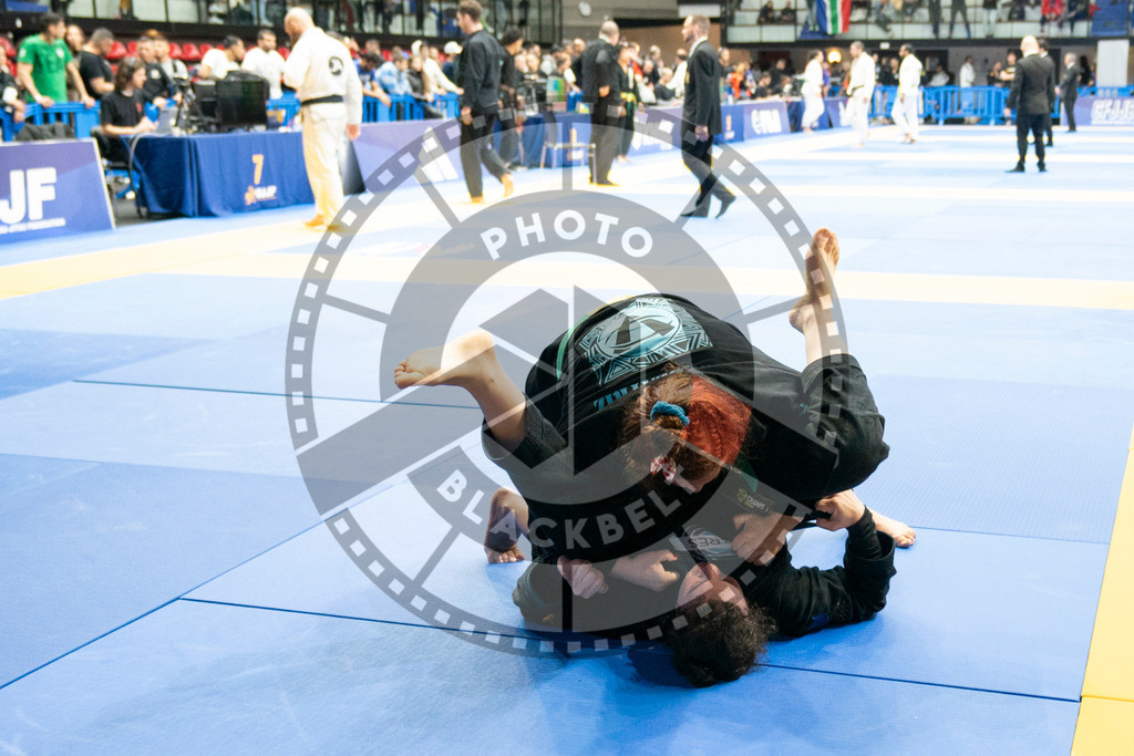 20240124PBB02810 | Fighters compete during the second day of the IBJJF European Championship in Paris, France, on January 24, 2024.