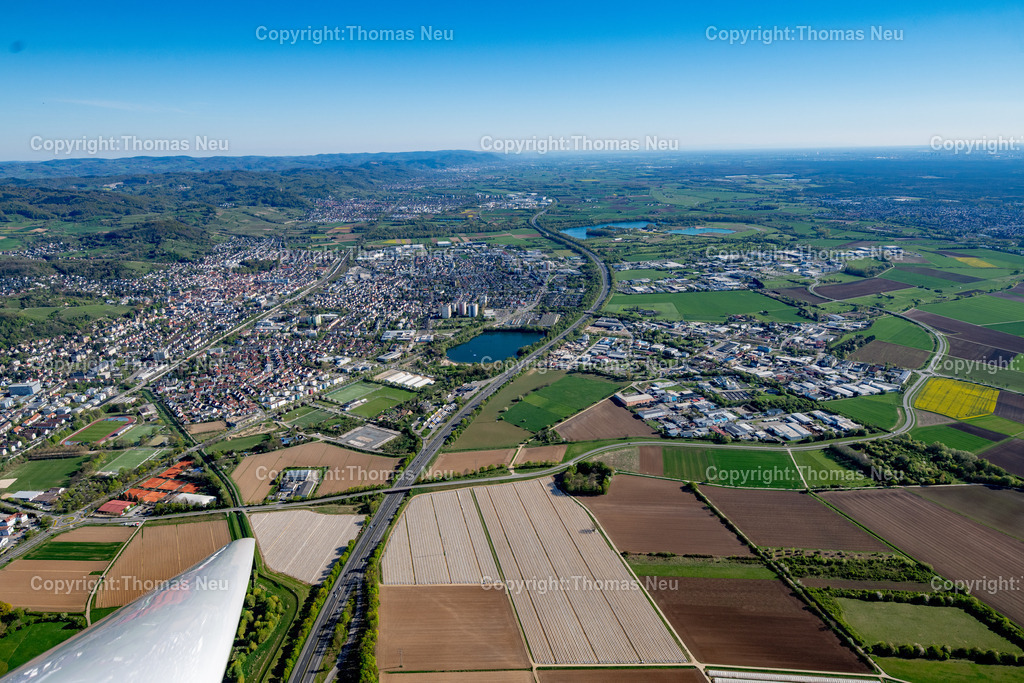 Luftbild_Bensheim_DSC_5529 | bbe, Bensheim, Gewerbegebiete, Stubenwald, Badesee, Erlache, ,, Bild: Thomas Neu