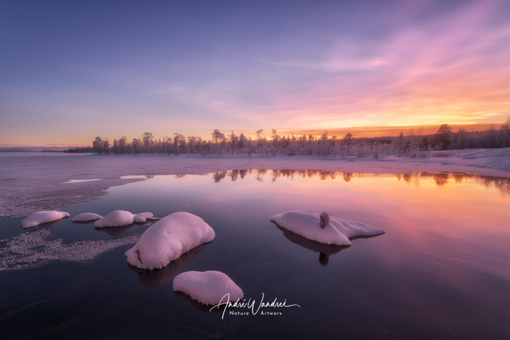 Abendstimmung am See | Andre Wandrei - Nature Artworx - Realisiert mit Pictrs.com