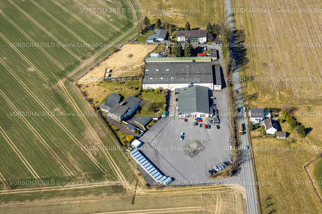 Sundern250304273 | Luftbild, farbwerk LackiertechnikBruchhausen, Amecke, Sundern, Sauerland, Nordrhein-Westfalen, Deutschland