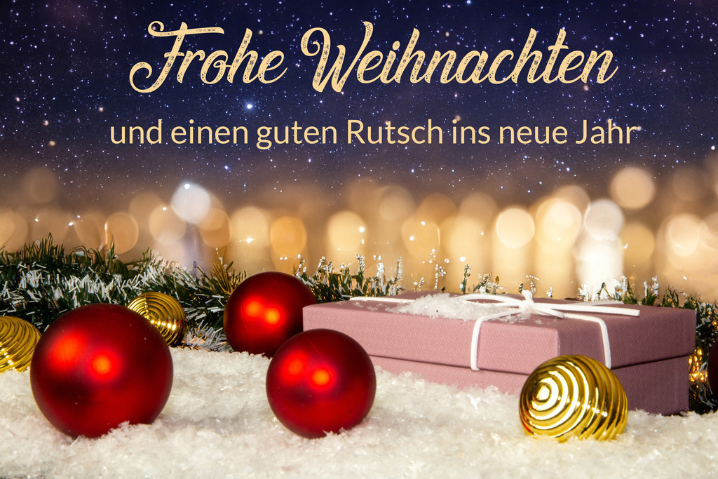 Weihnachts und Neujahrswünsche | Weihnachtskarte mit Weihnachtsgrüßen und Silvestergrüßen - Realisiert mit Pictrs.com